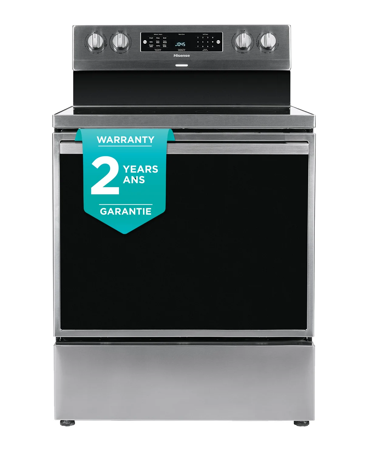 Hisense Stainless Steel Range True Convection with 11 Baking Programs Including Air Fry (5.8 Cu. Ft) - HBE3501CPS - Image 3