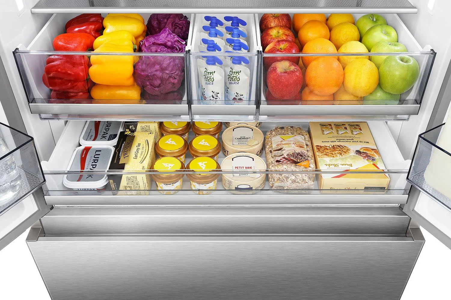 Hisense 36" 22.4 Cu. Ft. Stainless Steel Smart Counter-Depth French Door Refrigerator - RF225C3CSEI - Image 10