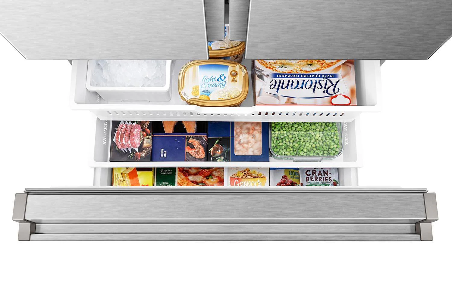 Hisense 36" 22.4 Cu. Ft. Stainless Steel Smart Counter-Depth French Door Refrigerator - RF225C3CSEI - Image 11