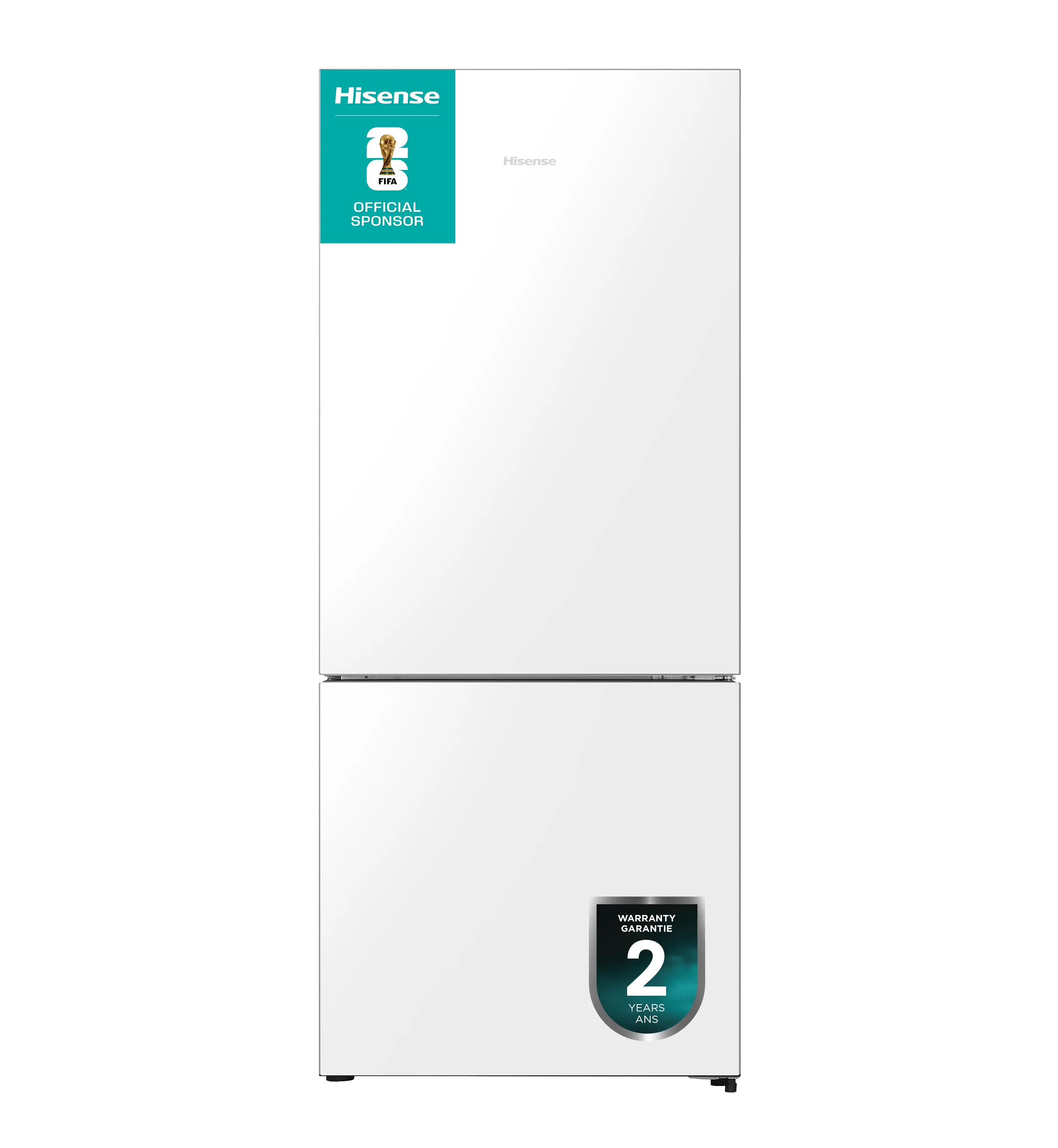 Hisense 28" 15 Cu. Ft. White Counter-Depth Bottom-Freezer Refrigerator - RB15A2CWE - Image 2