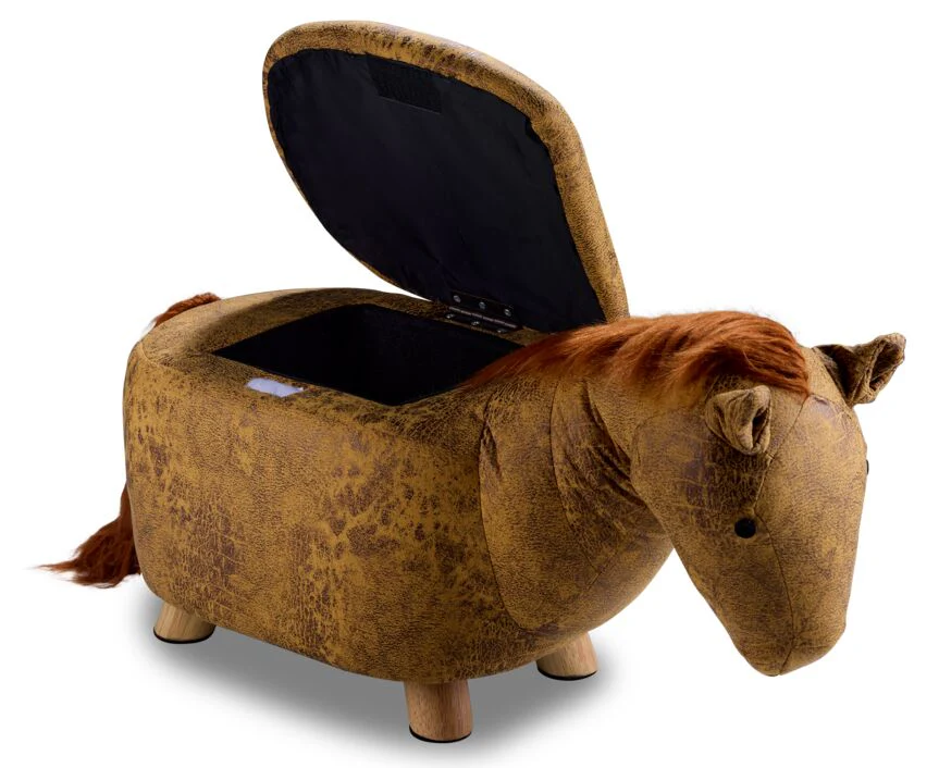 Horse Storage Ottoman - Yellow - Image 4