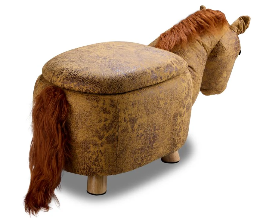 Horse Storage Ottoman - Yellow - Image 6
