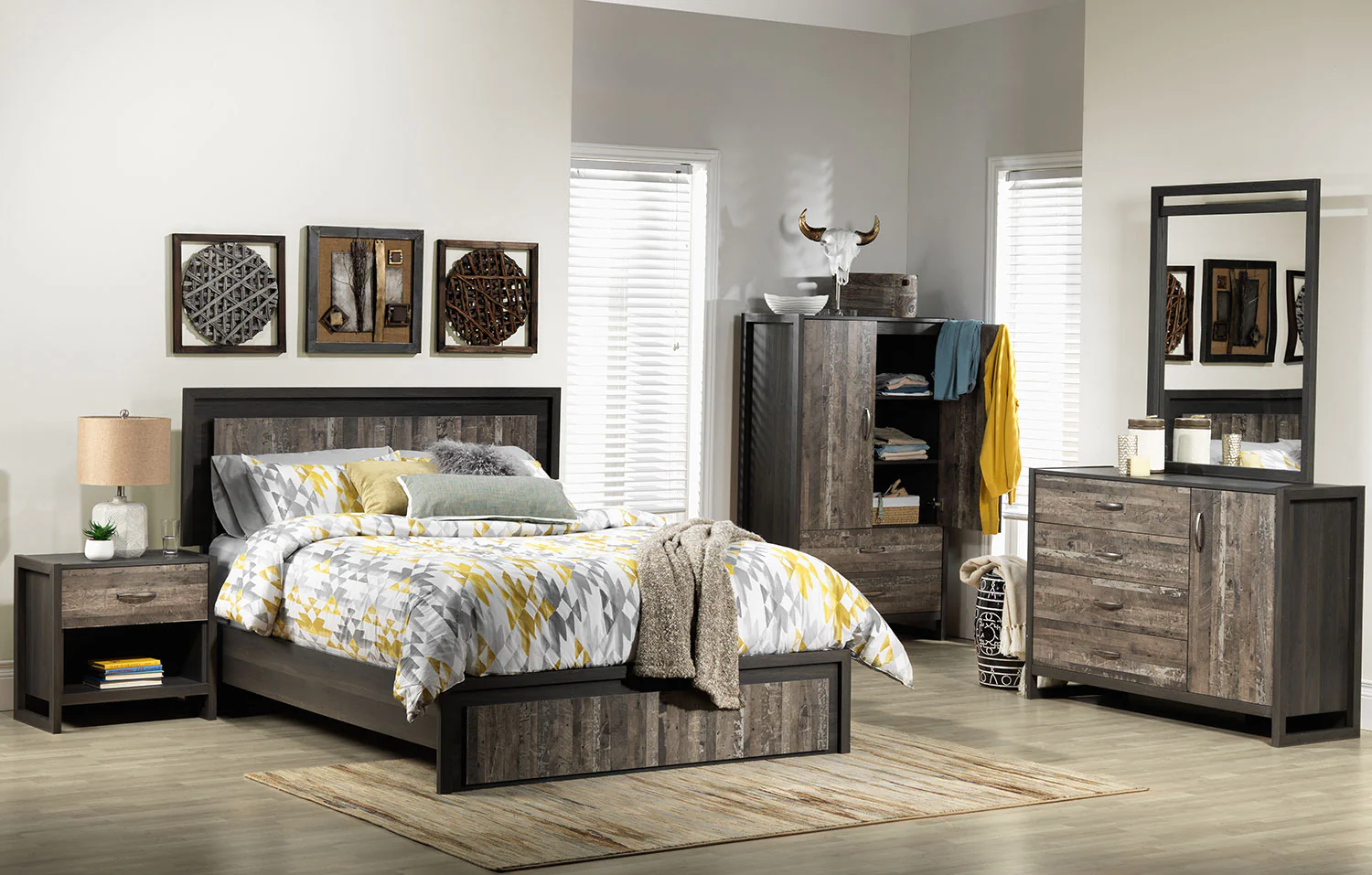 Hudson Mirror - Rustic Brown - Image 2