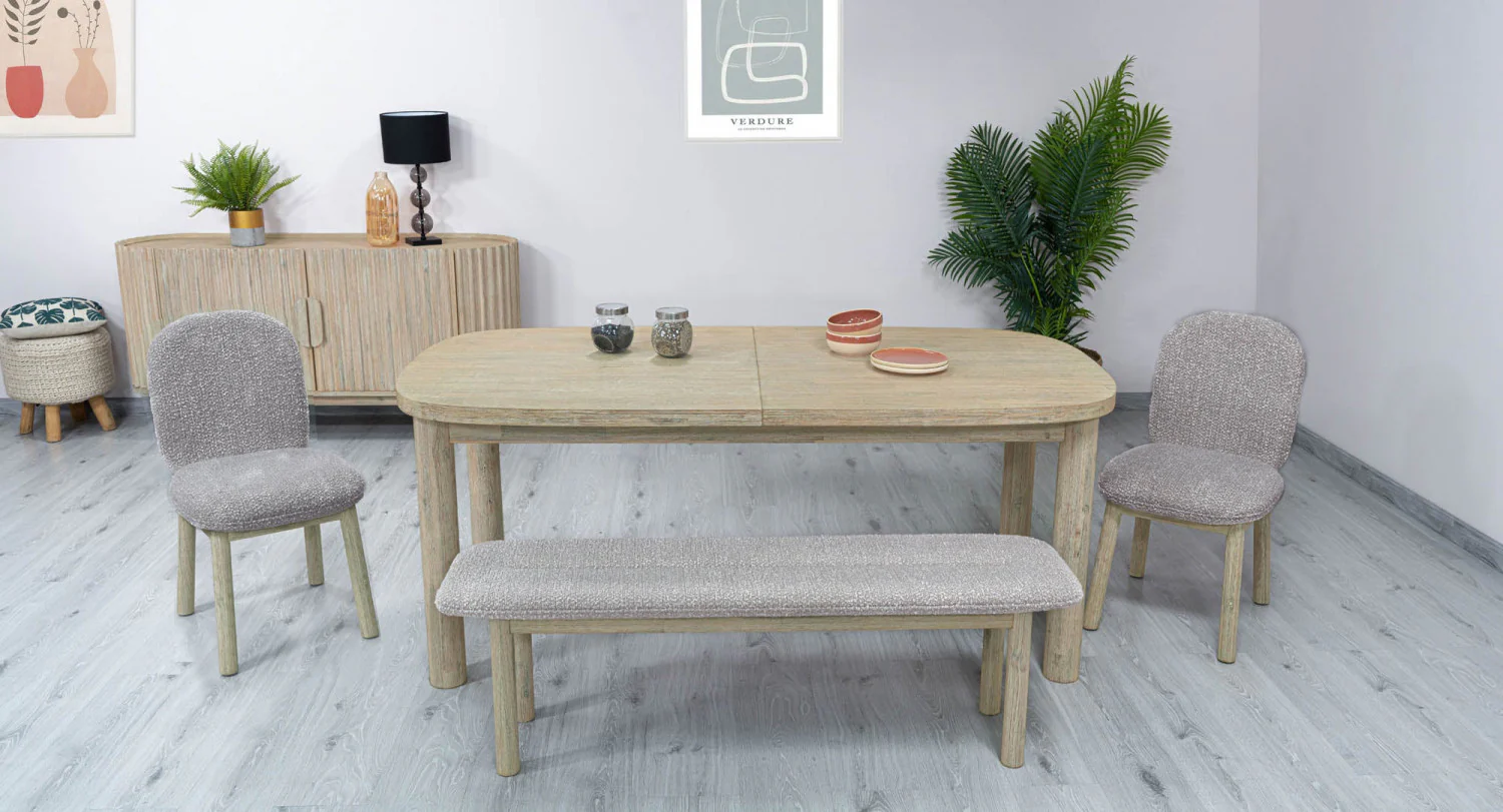 Humbach Bench - Oatmeal/White Washed Natural - Image 10