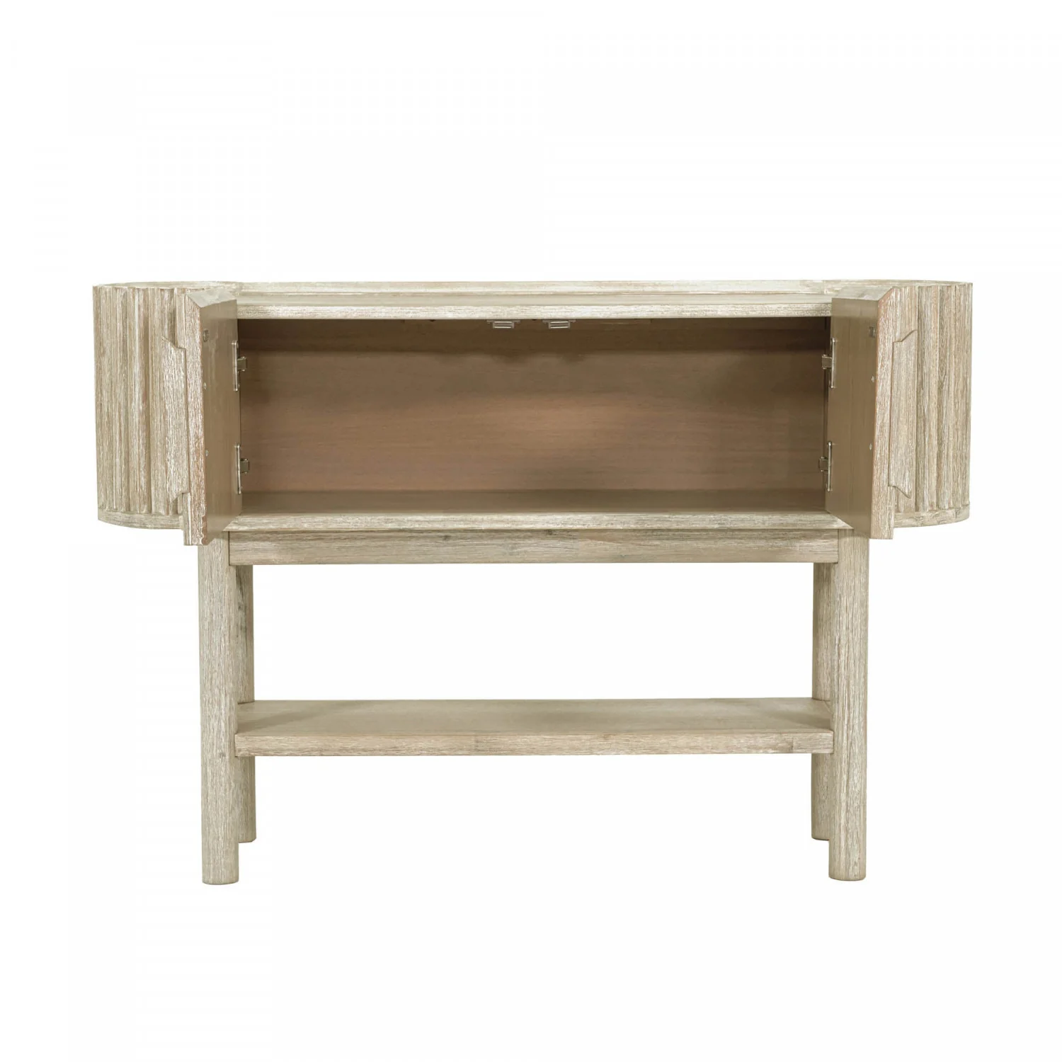 Humbach Console Table - White Washed Natural - Image 4
