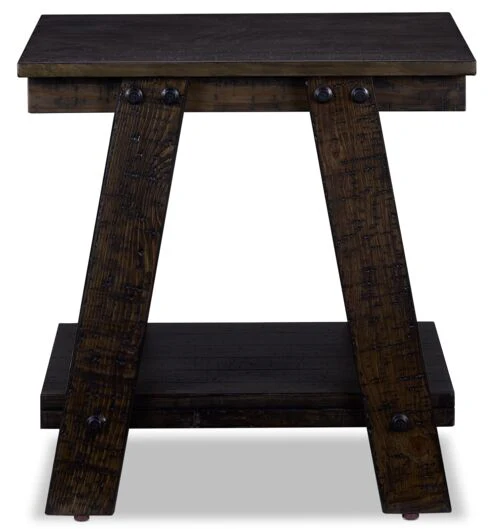 Huston 22" End Table - Grey - Image 2