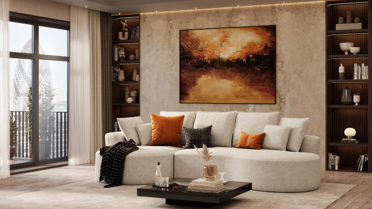 Ibiza All Foam Sectional - Beige - Image 2