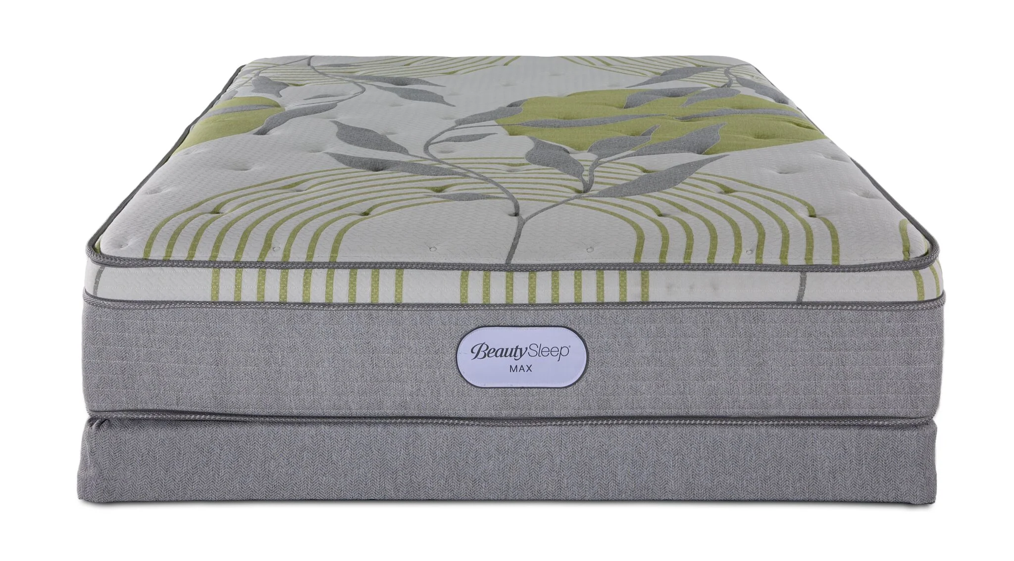 In Full Bloom - BeautySleep Max Drift Euro Top Medium Full Mattress and Low Profile Boxspring Set - Image 2