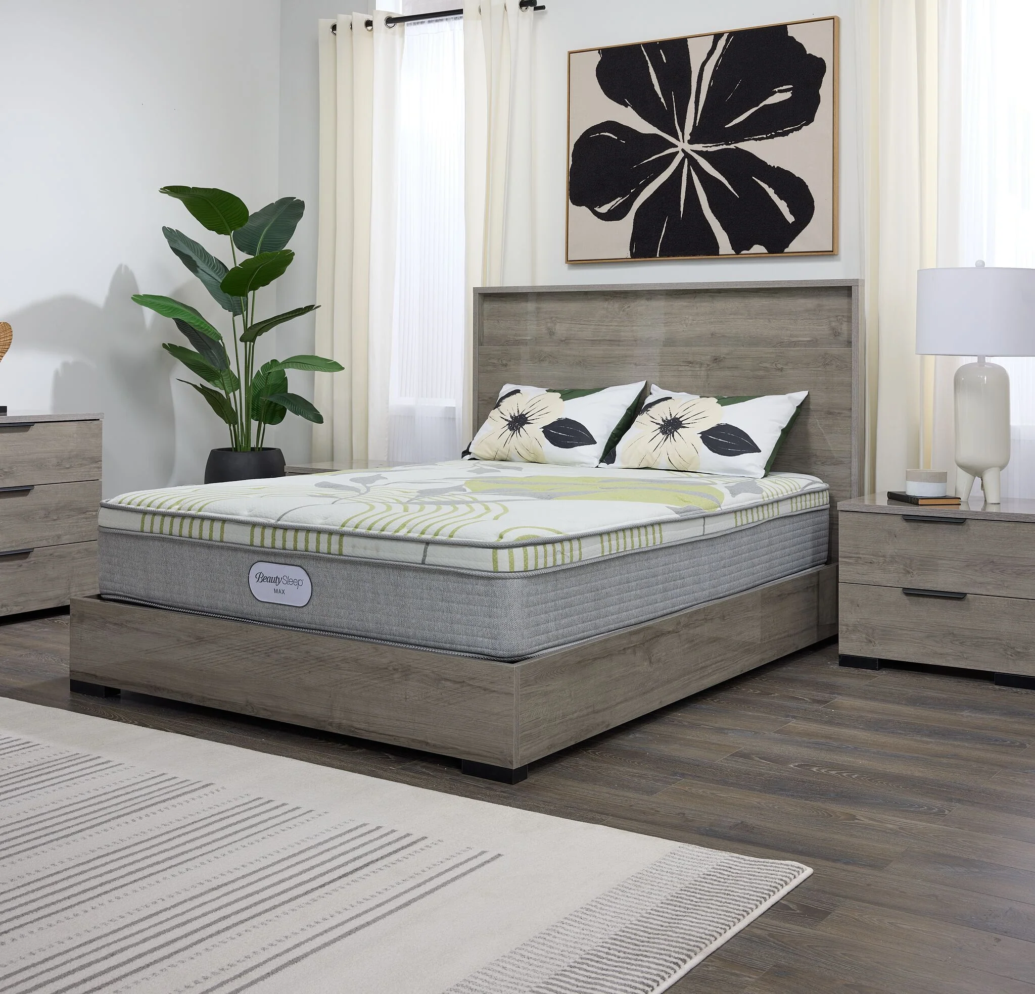 In Full Bloom - BeautySleep Max Drift Euro Top Medium King Mattress - Image 2