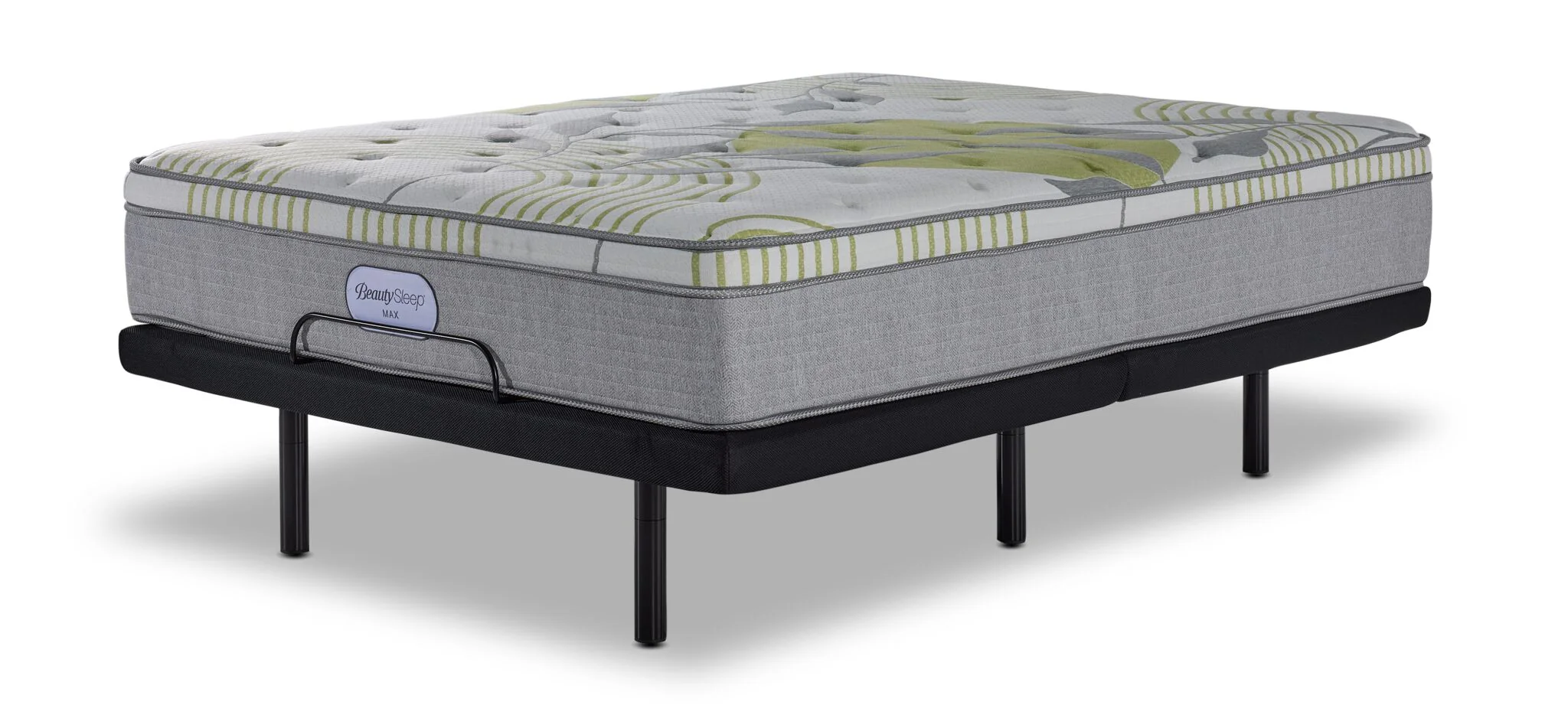 In Full Bloom - BeautySleep Max Drift Euro Top Medium Twin XL Mattress and L2 Motion Adjustable Base - Image 2