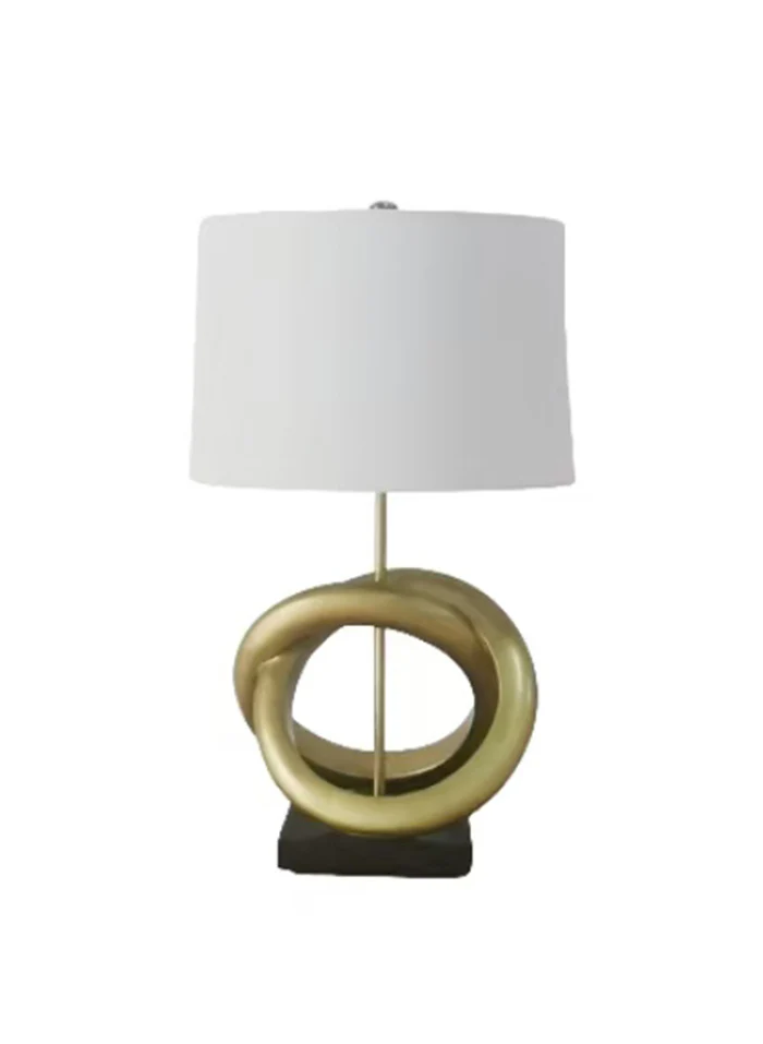 In Harmony Table Lamp - White, Gold - Image 2
