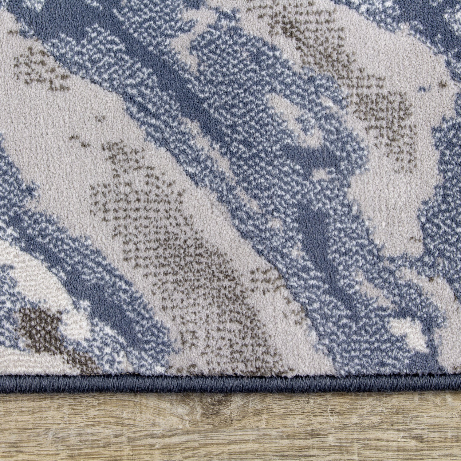 Intrepid Rushing Water Area Rug - 5' X 8' - Blue/Cream - Image 7