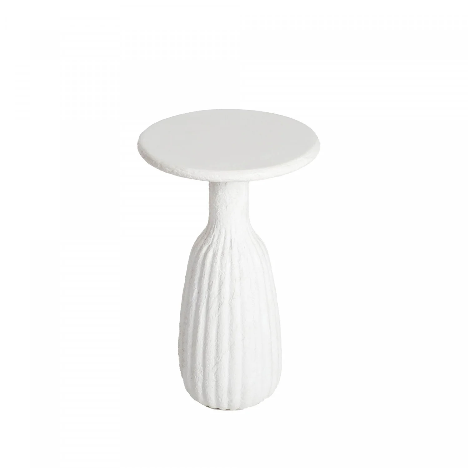 Iselyn Tall Side Table - White - Image 2