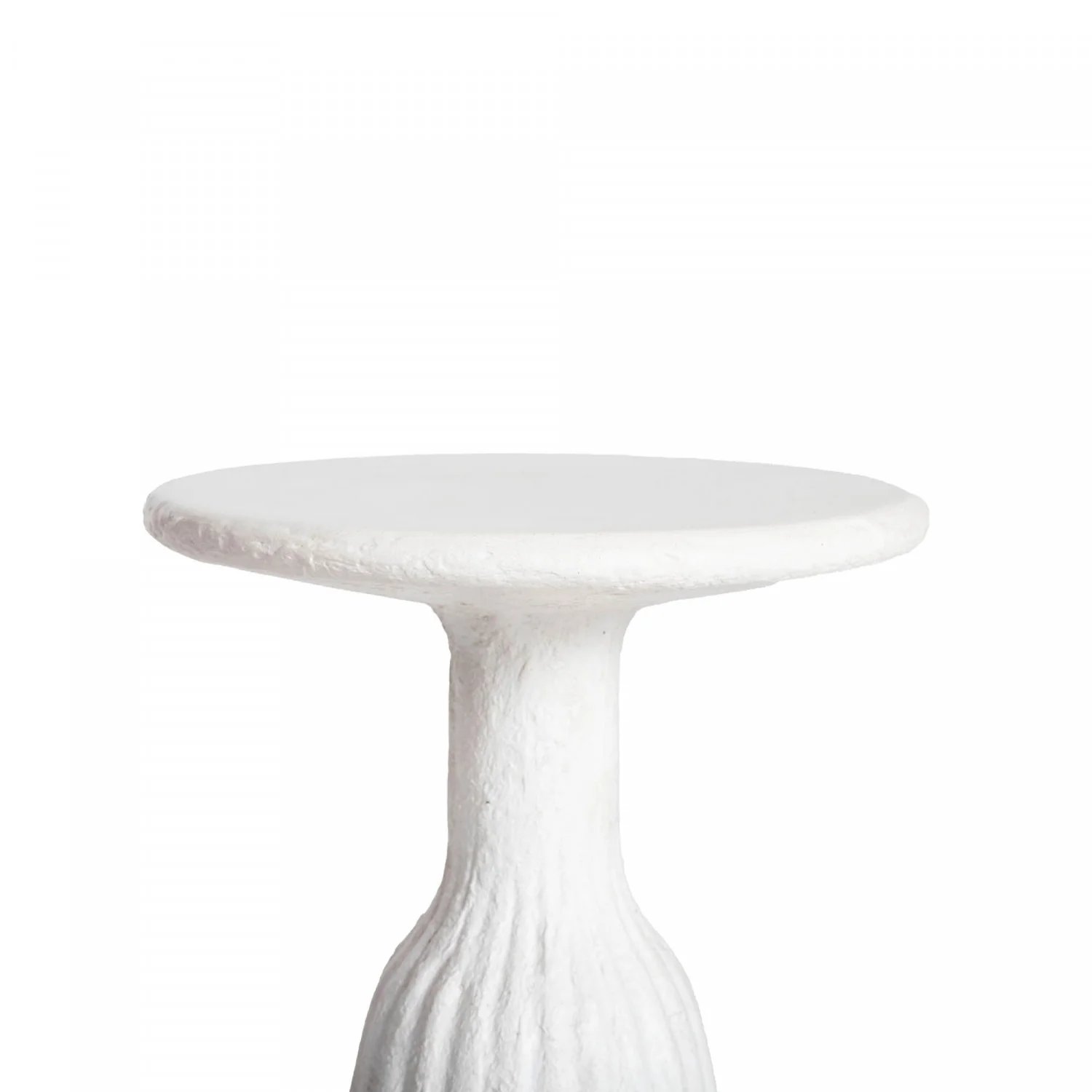 Iselyn Tall Side Table - White - Image 3
