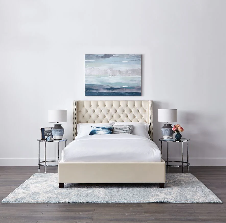 Jaden 3-Piece Queen Bed - Cream - Image 2
