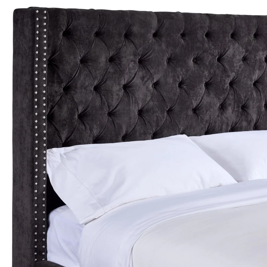 Jaden King Headboard - Brown - Image 3