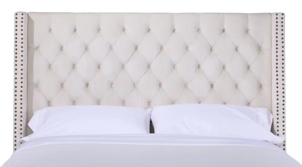 Jaden King Headboard - Cream - Image 2
