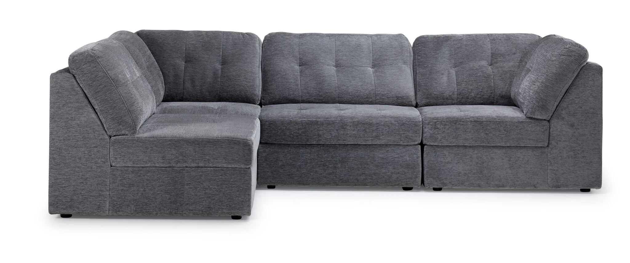 Jayce 4-Piece Modular Sectional - Grey - Image 2