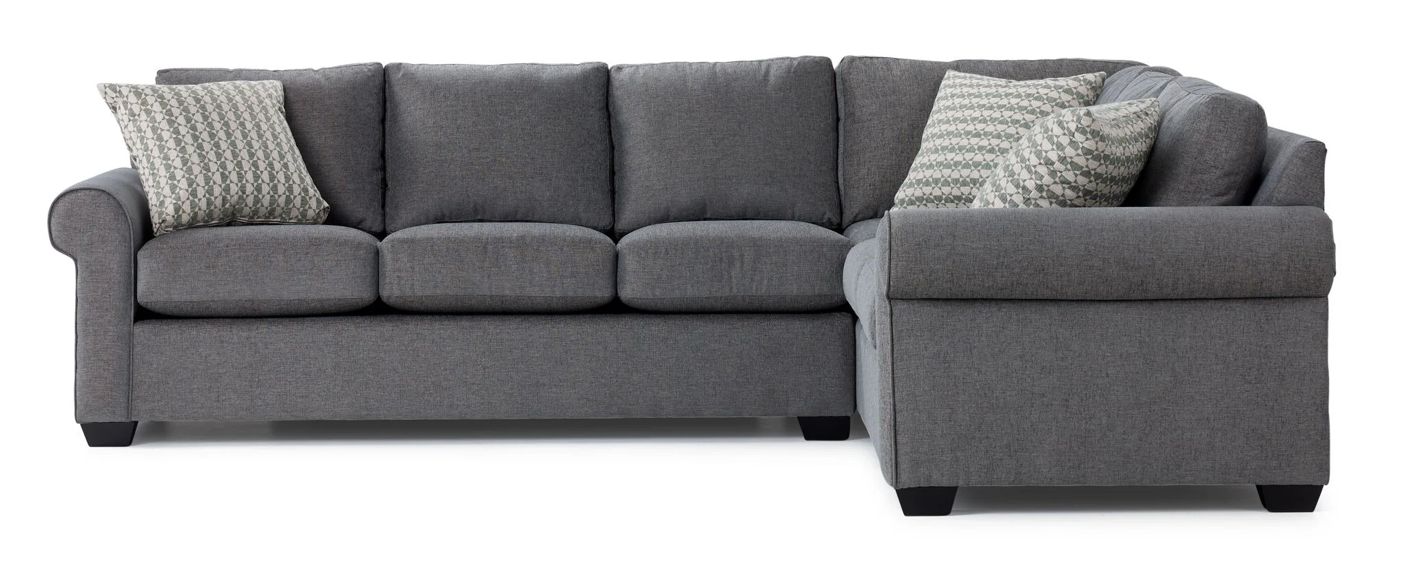 Jayden 2-Piece Sectional with Left-Facing Sofa - Patina Dark Grey - Image 3