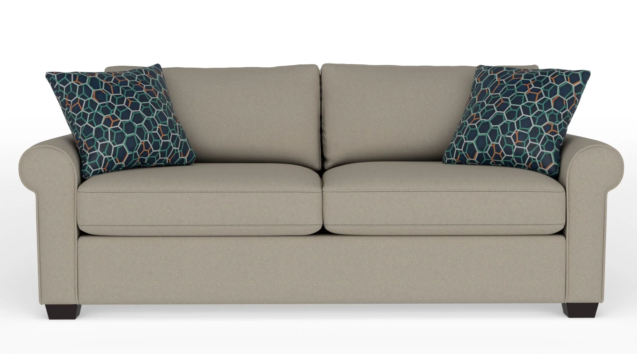 Jayden Queen Sofa Bed with Innerspring Mattress - Arlo Beige - Image 2