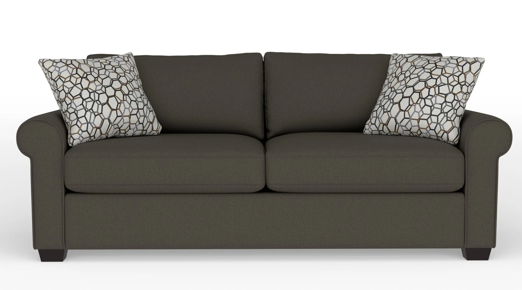 Jayden Queen Sofa Bed with Innerspring Mattress - Arlo Brown - Image 2