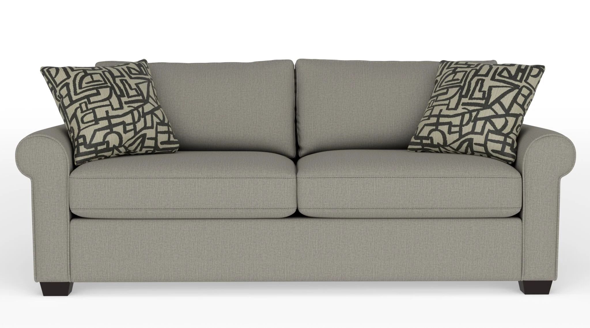 Jayden Queen Sofa Bed with Innerspring Mattress - Stucco Beige - Image 2