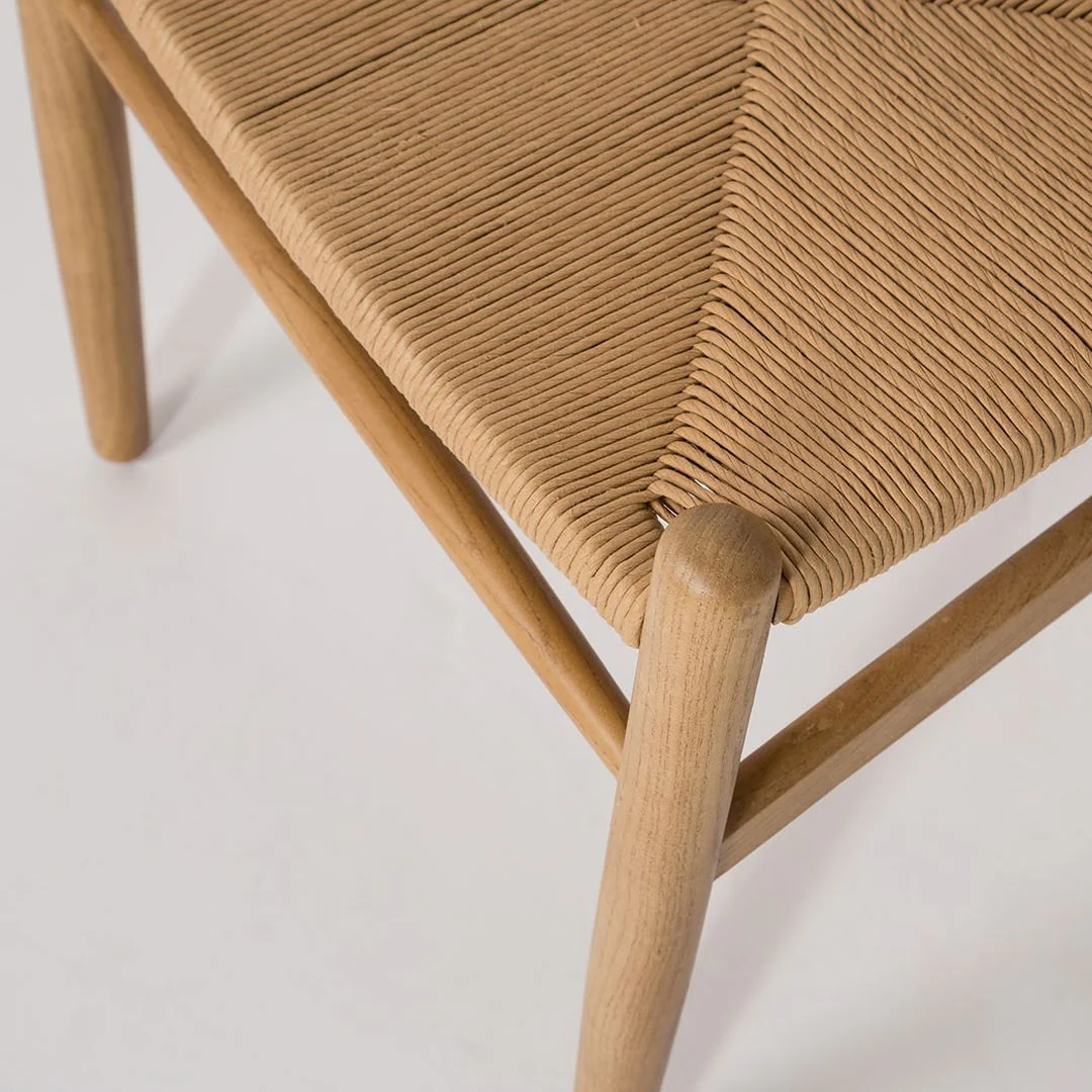 Jessbul Wishbone Dining Chair - Blonde - Image 12