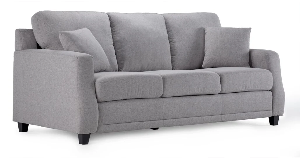 Jessica Sofa and Loveseat Set - Dove - Image 3