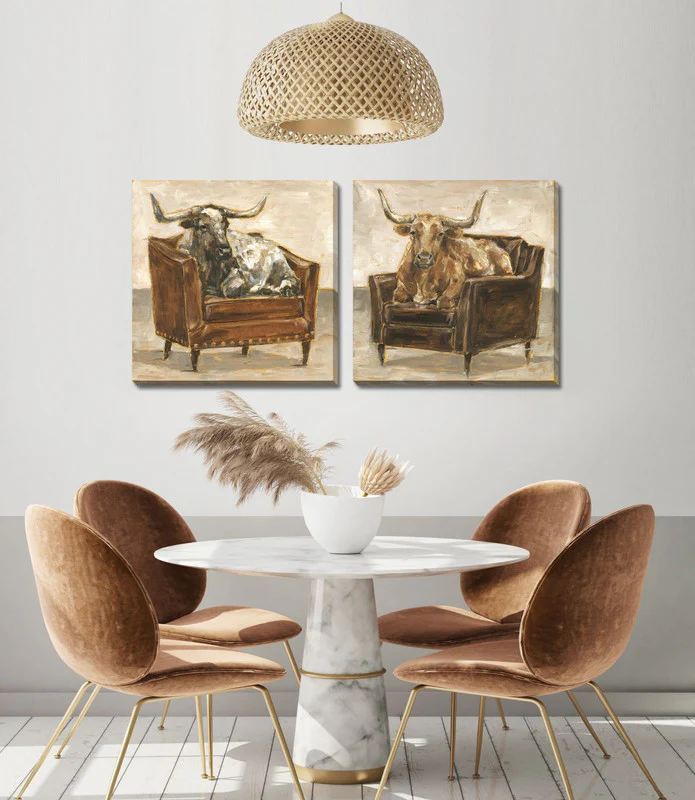 Just Chillin' III Wall Art - Dark Brown - 24 X 24 - Image 2