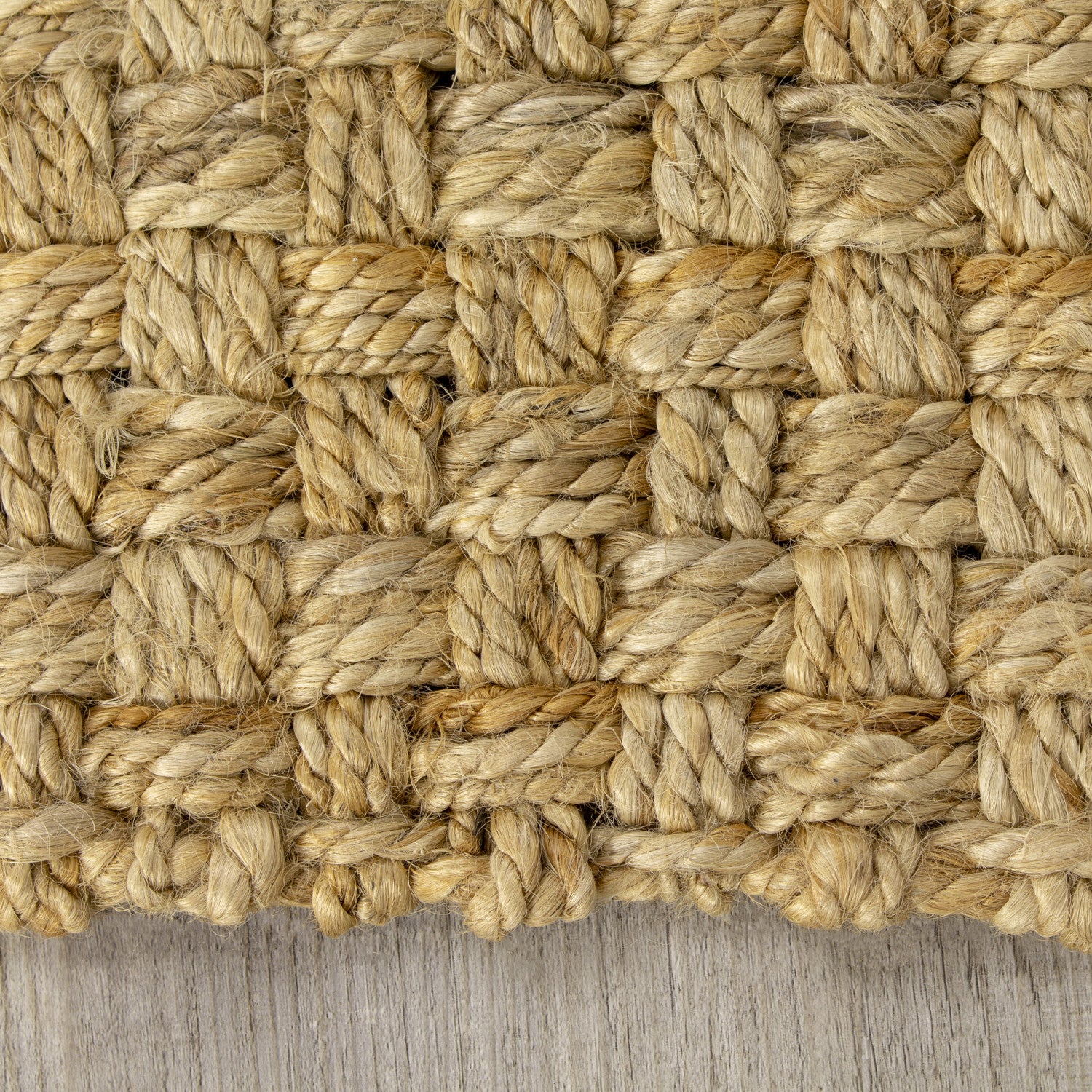 Jute Basketweave Area Rug - 3' X 5' - Beige - Image 8