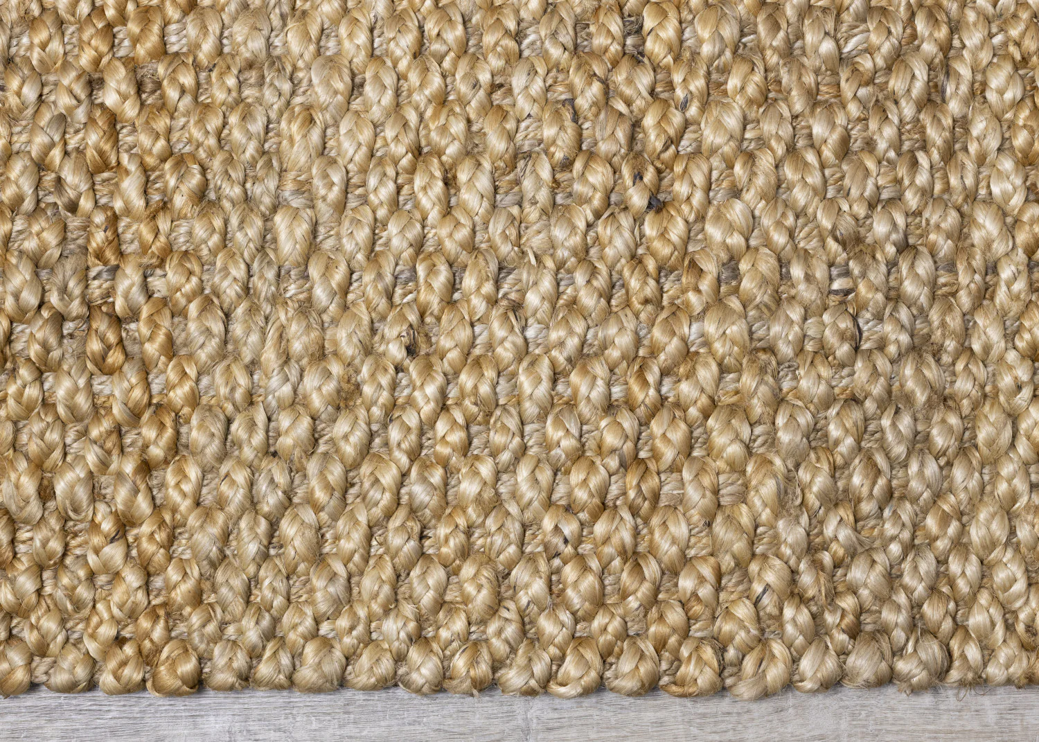 Jute Braided Area Rug - 8' X 11' - Beige - Image 8