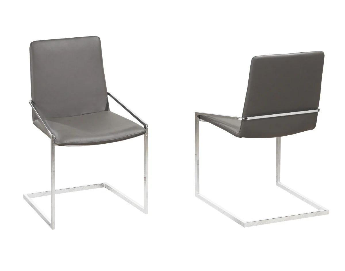 Kael Dining Chair - Grey - Set of Two - Image 5