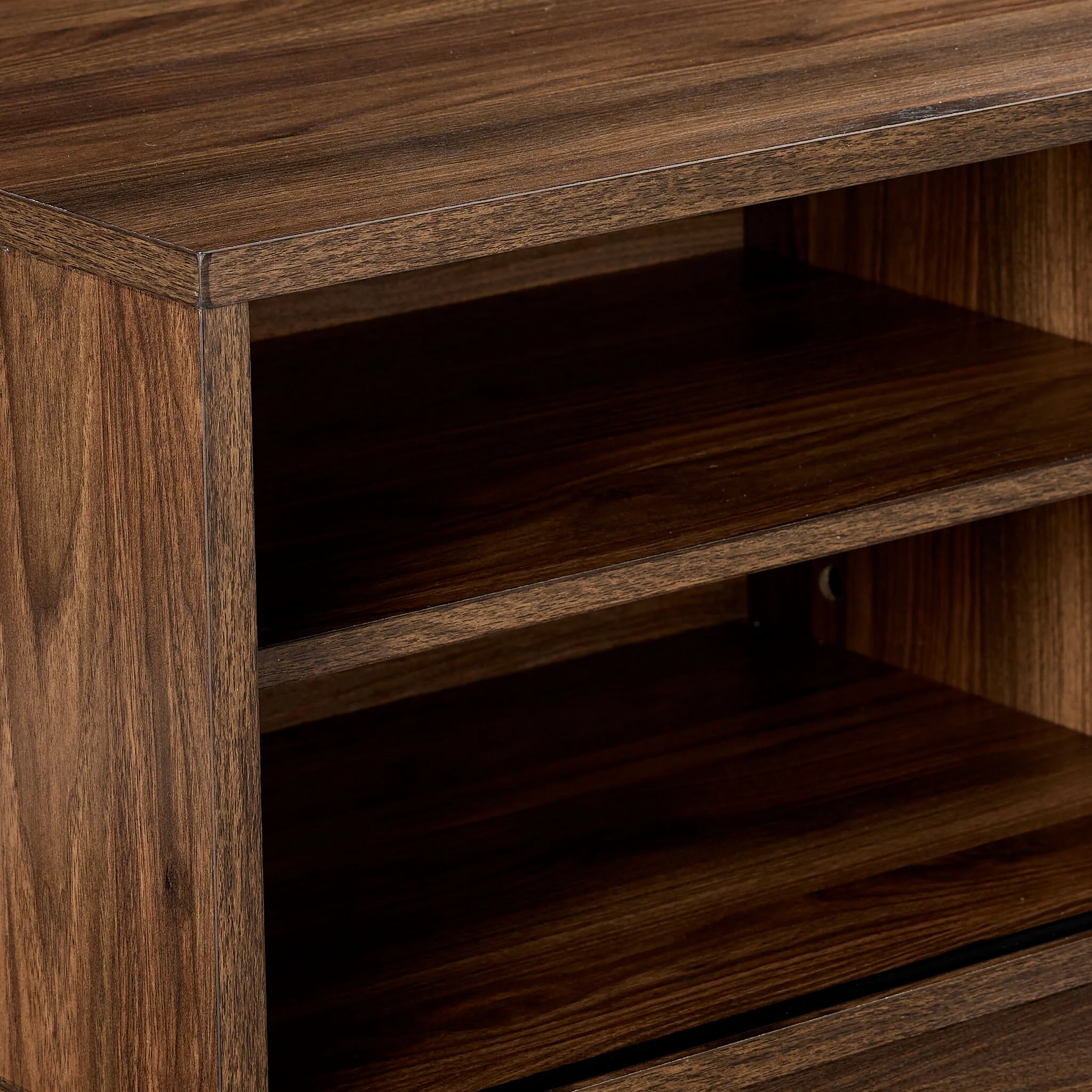 Karlee 63" TV Stand - Walnut Brown - Image 7