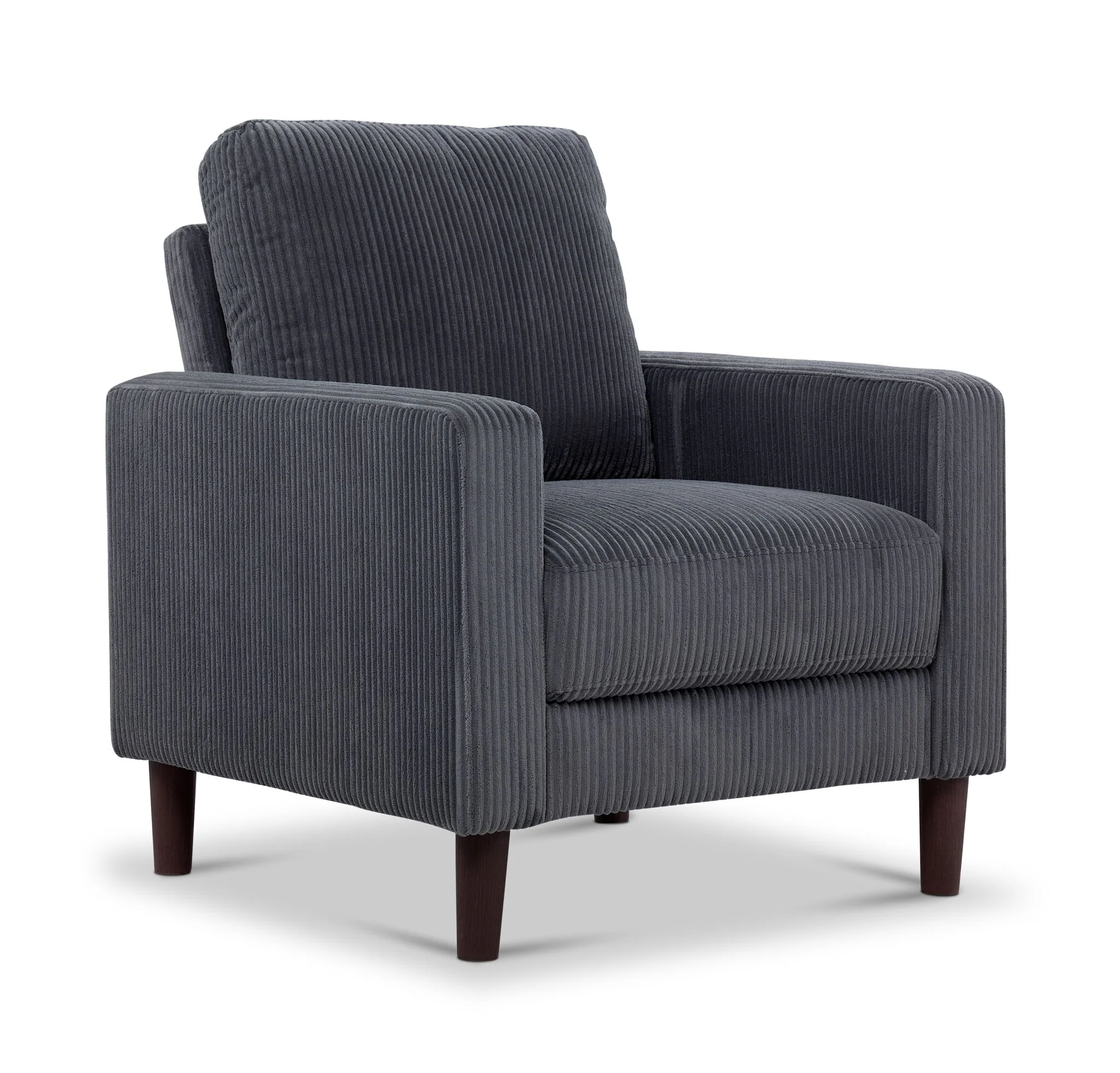 Karlstad Sofa and Chair Set - Grey - Image 3