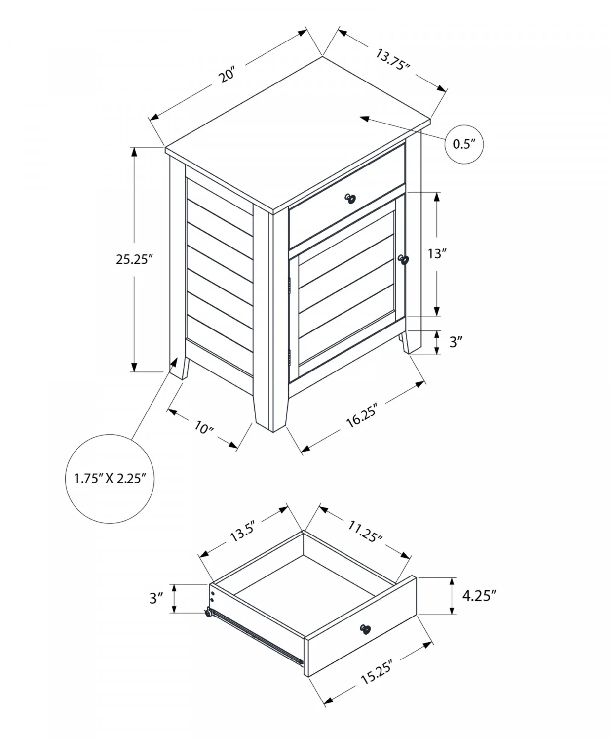 Kelden Side Table - Green - Image 3