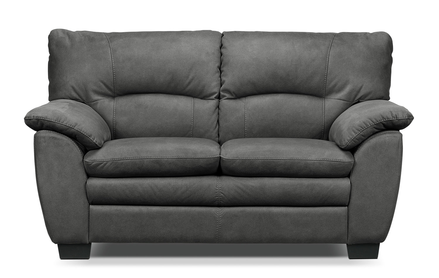 Kelleher Loveseat - Charcoal - Image 2