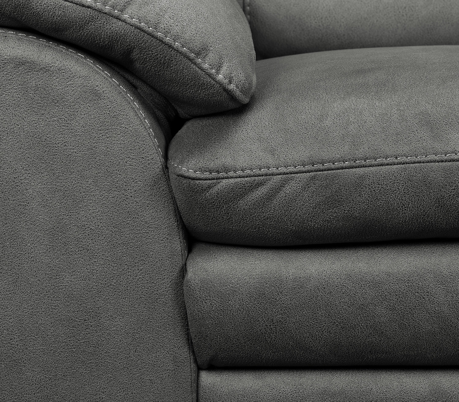 Kelleher Loveseat - Charcoal - Image 3