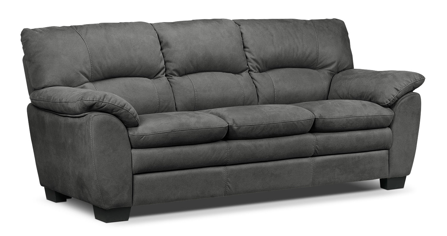 Kelleher Sofa and Chair Set - Charcoal - Image 2