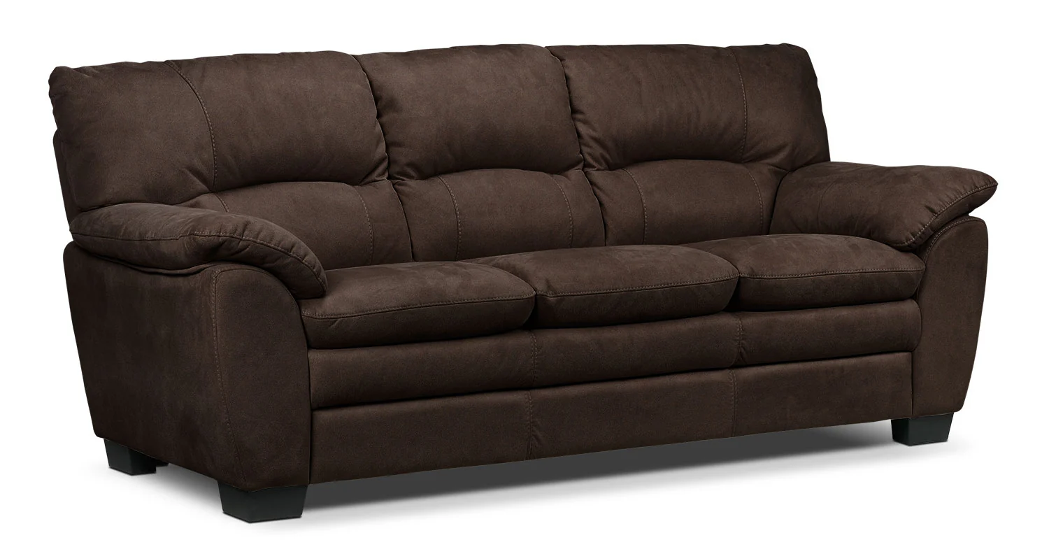 Kelleher Sofa and Chair Set - Walnut - Image 2