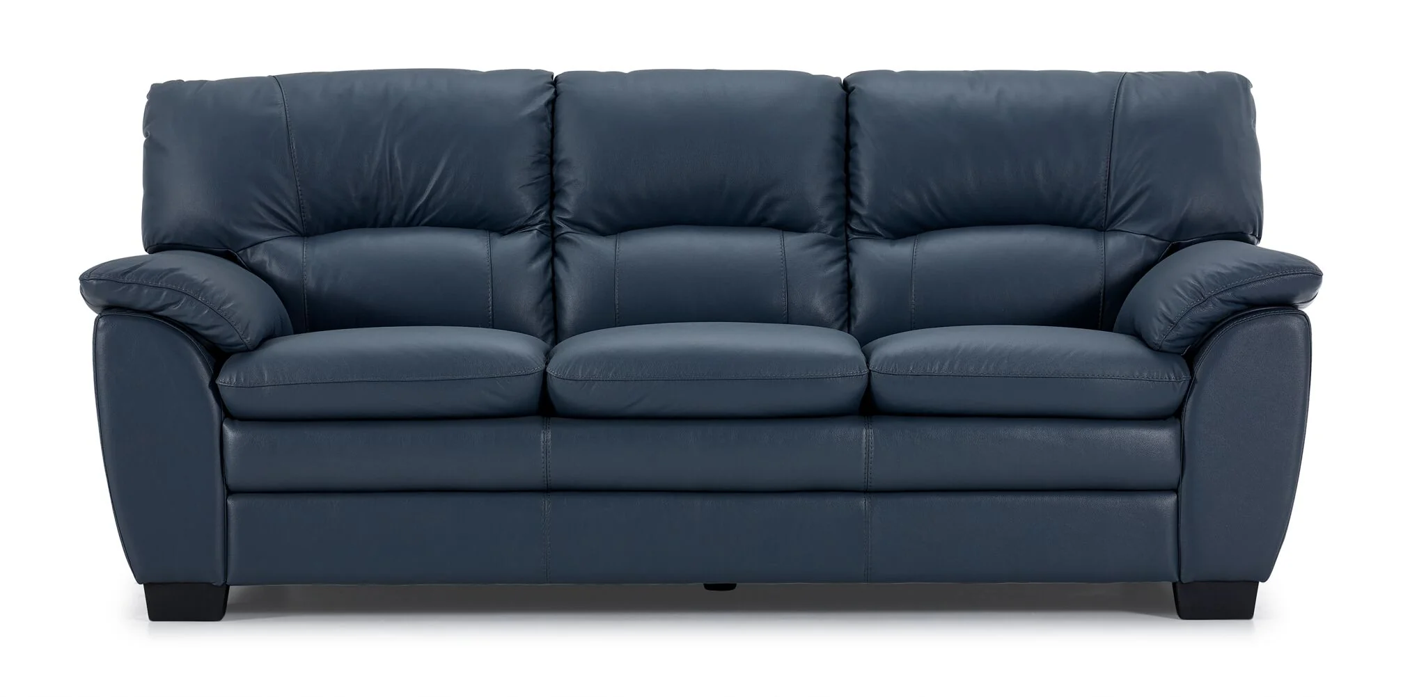 Kendrick Leather Sofa - Blue - Image 2