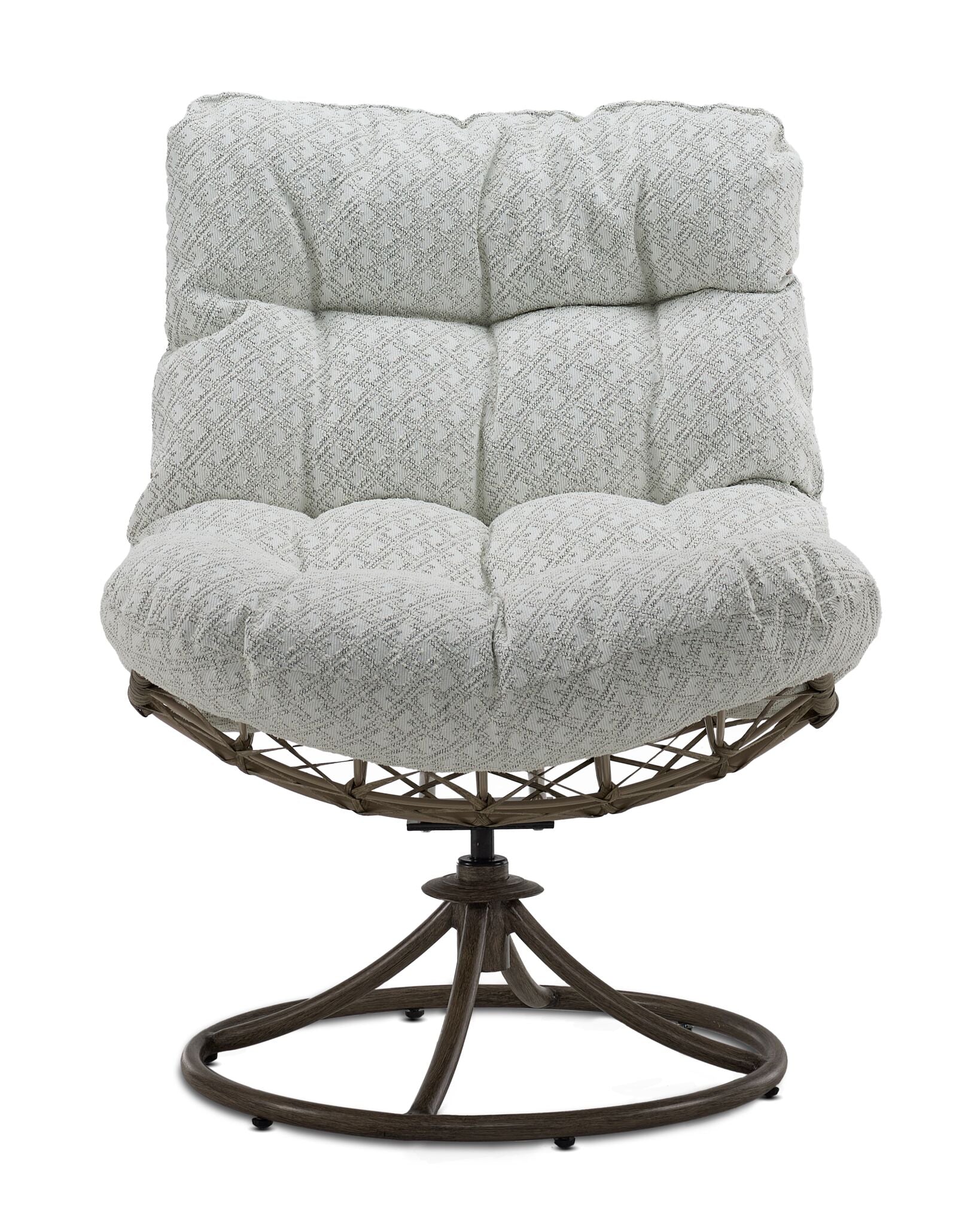 Kenosha Outdoor Swivel Chair - Dark Grey - Image 2