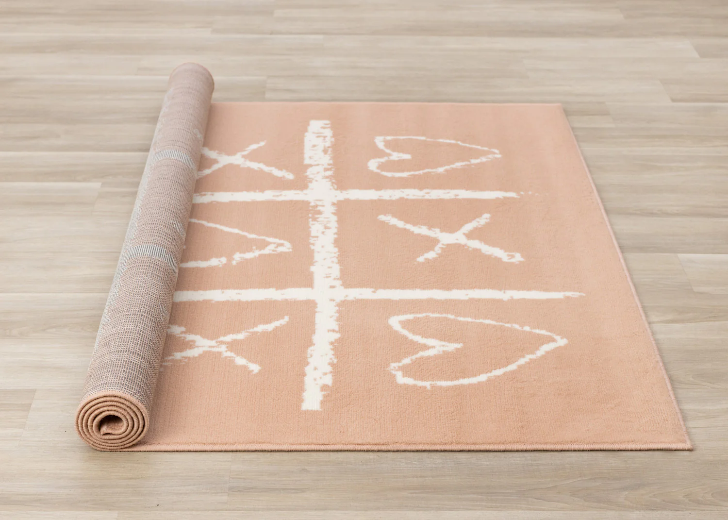 Kids Playing Board Area Rug - 5' X 8' - Pink/Cream - Image 8