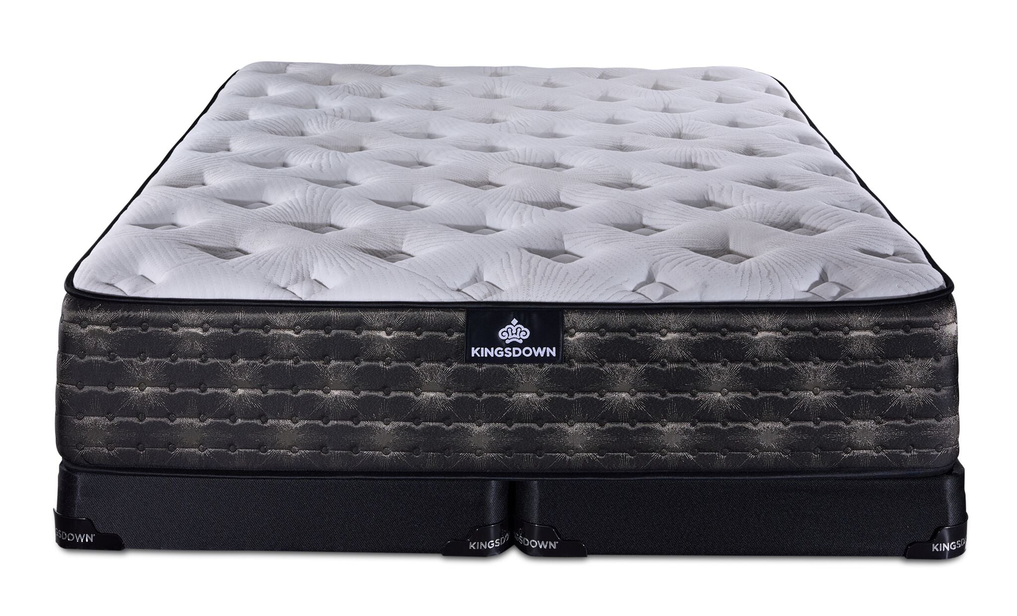 In Harmony - Kingsdown Concert Medium Tight Top King Mattress and Split Low Profile Boxspring Set - Image 2