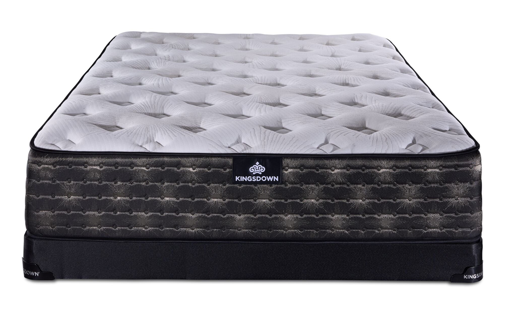 In Harmony - Kingsdown Concert Medium Tight Top Twin Mattress and Low Profile Boxspring Set - Image 2