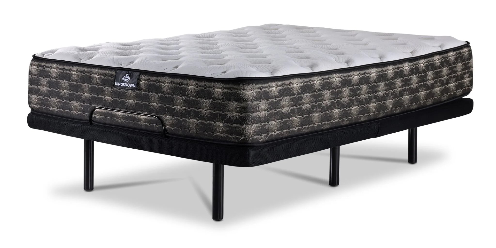 In Harmony - Kingsdown Concert Medium Tight Top Twin XL Mattress and L2 Motion Fit Adjustable Base - Image 2