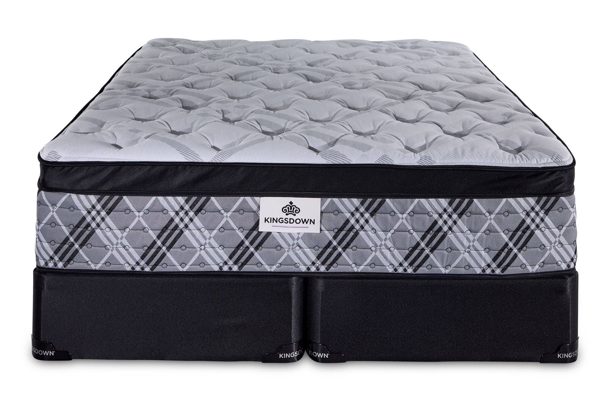 Kingsdown Natasha Plush King Mattress and Split Boxspring Set - Image 2