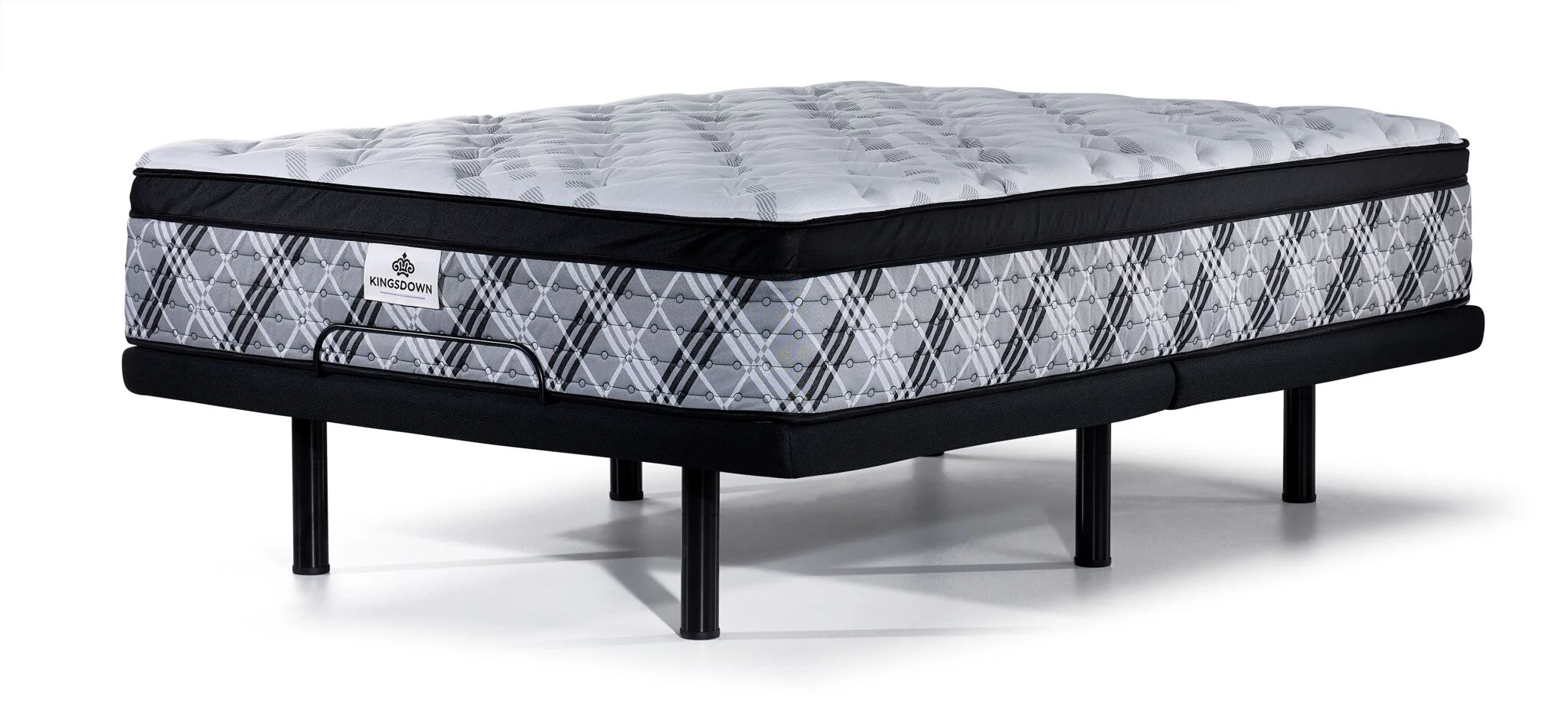 Kingsdown Natasha Plush Twin XL Mattress and L2 Motion Pro Adjustable Base - Image 2
