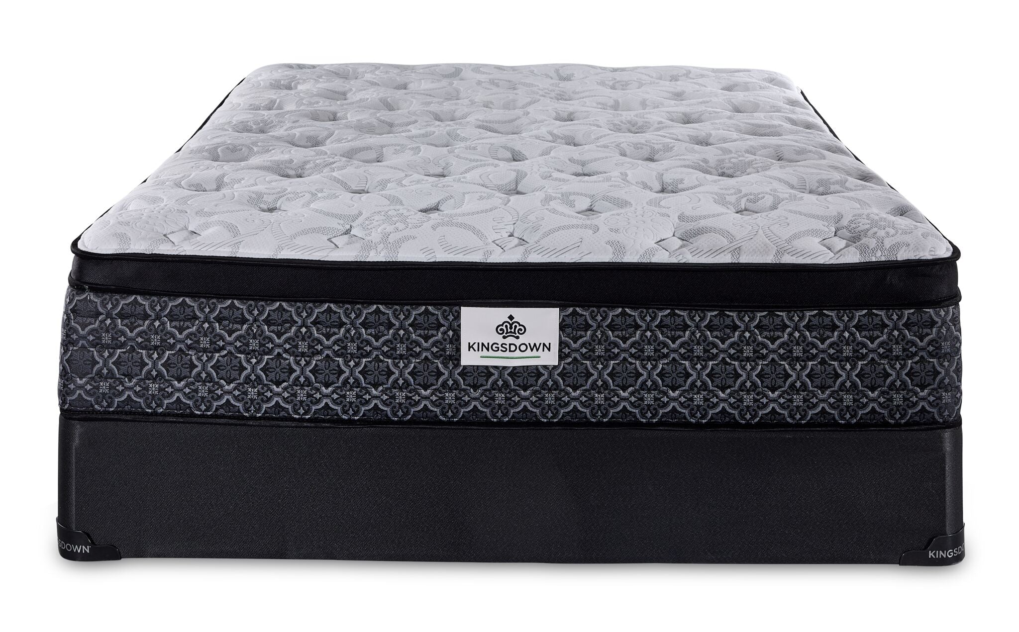Kingsdown Percy Medium Euro Top Full Mattress and Boxspring Set - Image 2
