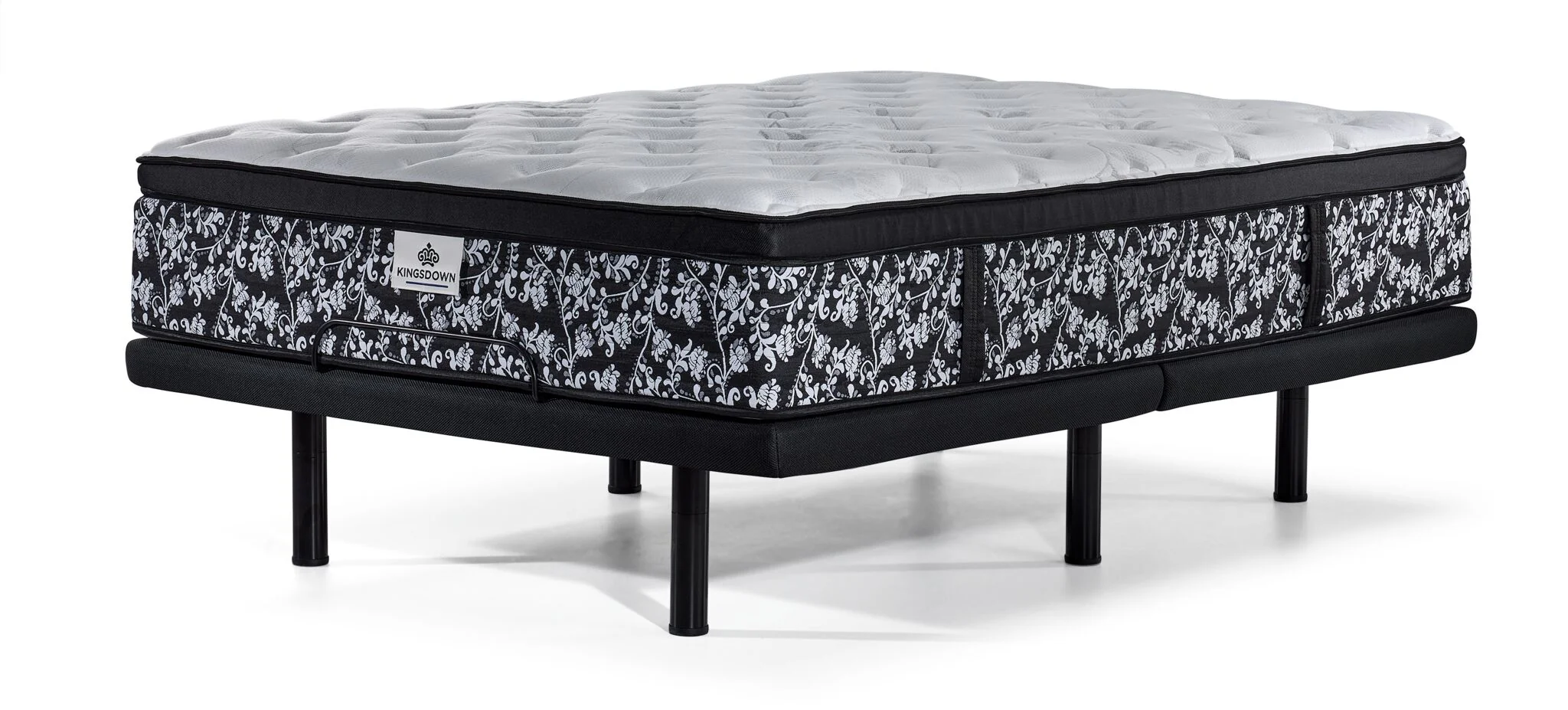 Kingsdown Regalia Full Euro Top Firm Mattress and L2 Motion Pro Adjustable Base - Image 2