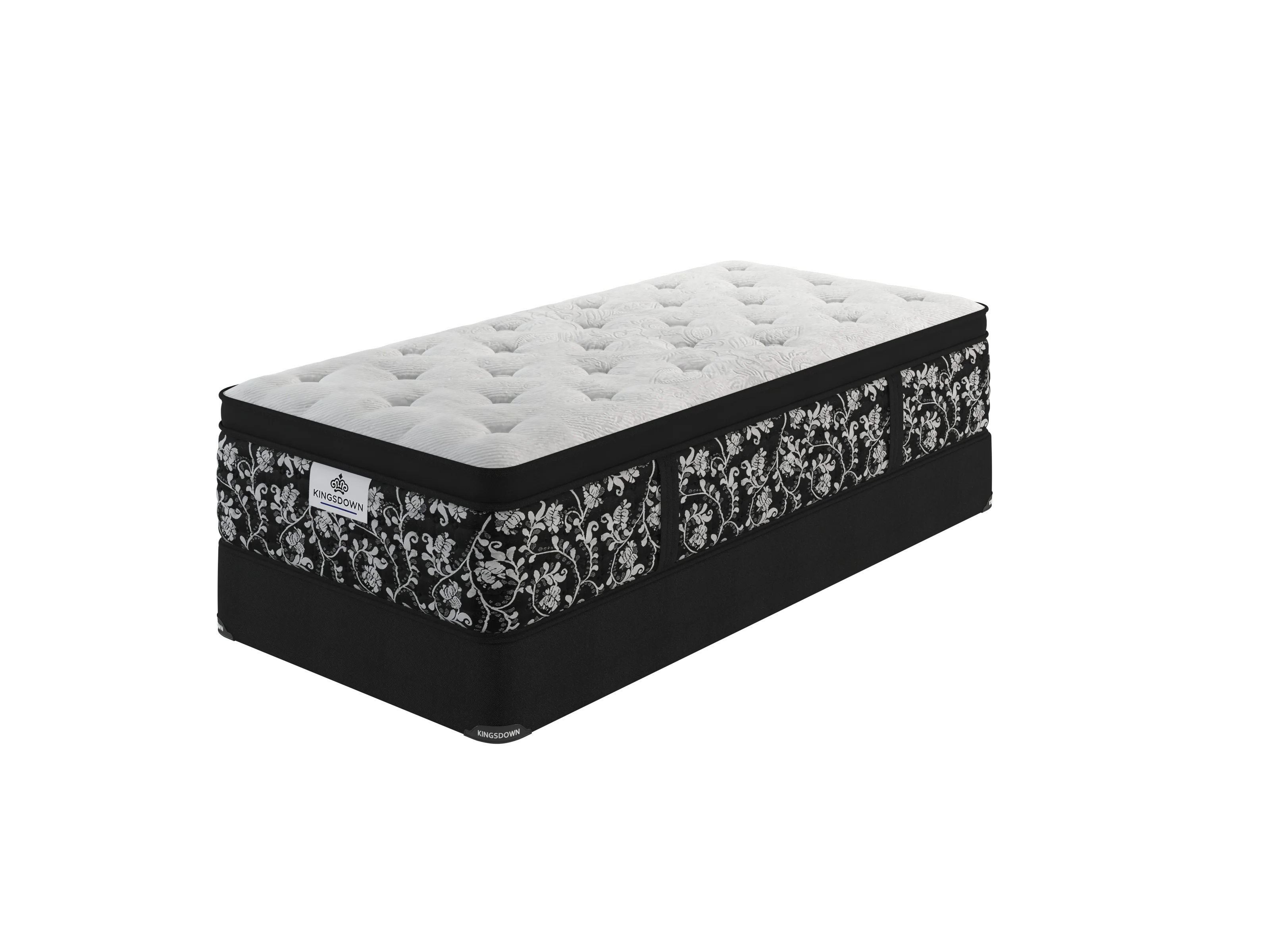 Kingsdown Regalia Twin Euro Top Firm Mattress and Boxspring Set